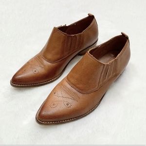 Sixty seven cowboy booties/shoes leather 37